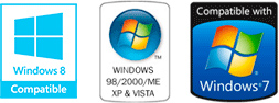 Windows 8, 7, Vista, XP